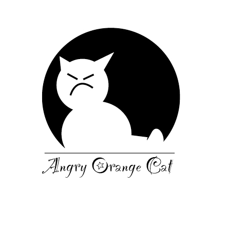 angry cat logo